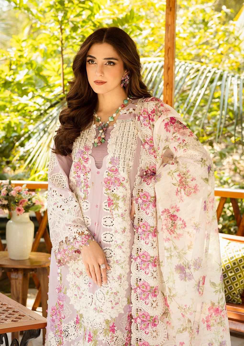 3 Piece Unstiched Embroidery Dhanak
