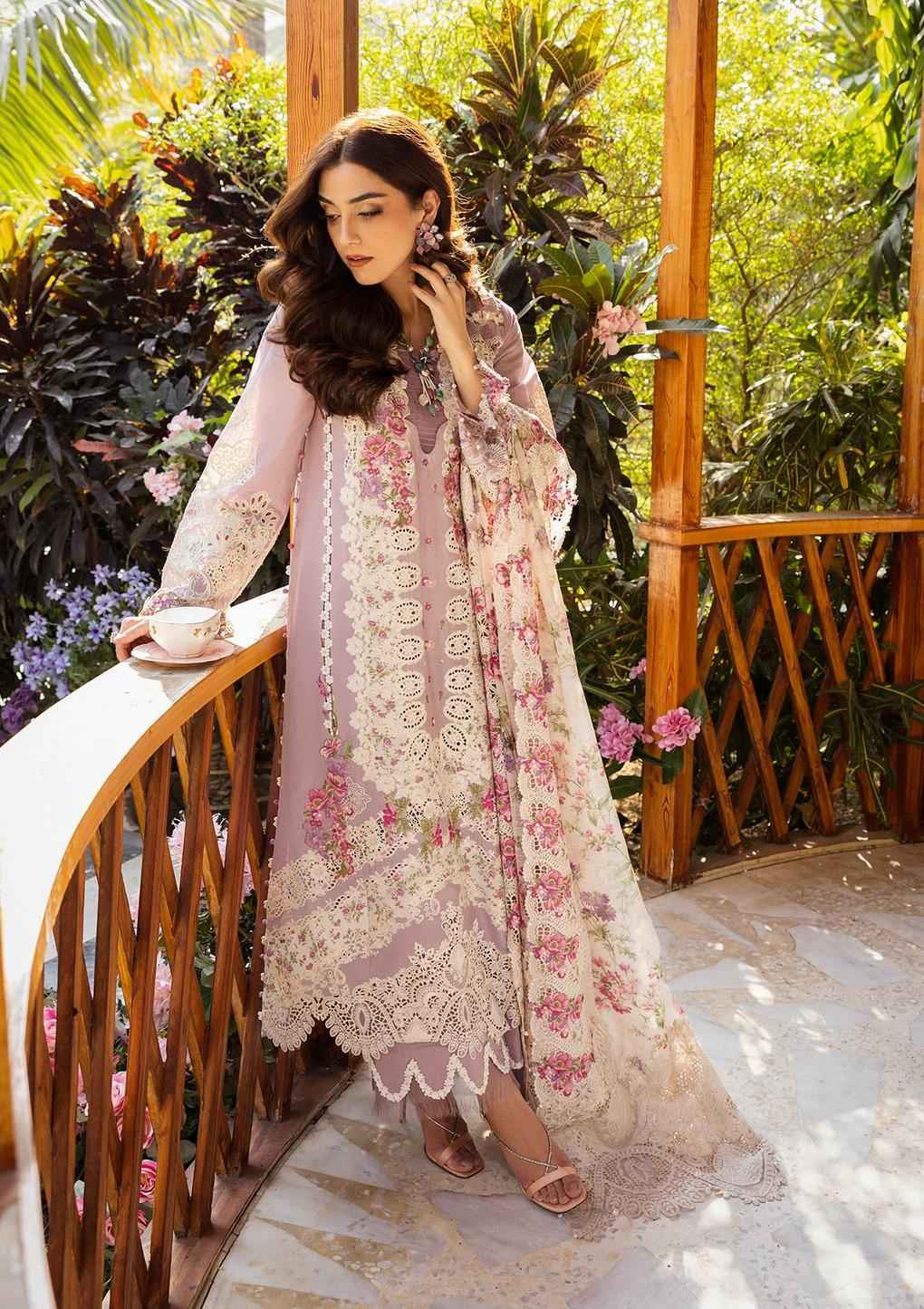 3 Piece Unstiched Embroidery Dhanak