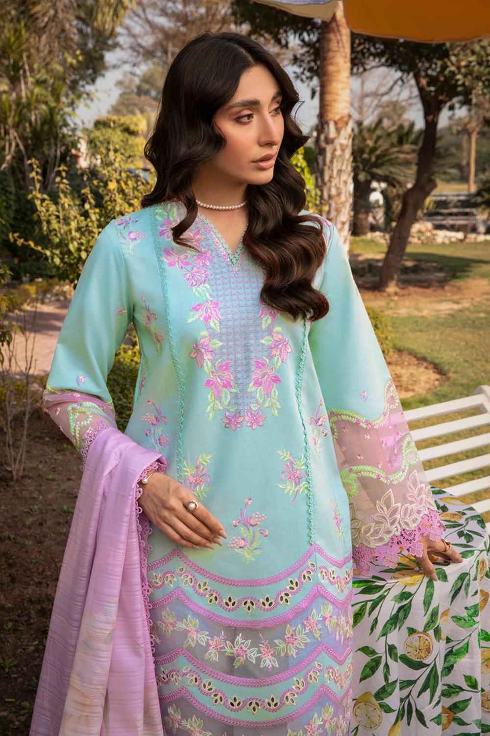 3 Piece Unstiched Embroidery Dhanak