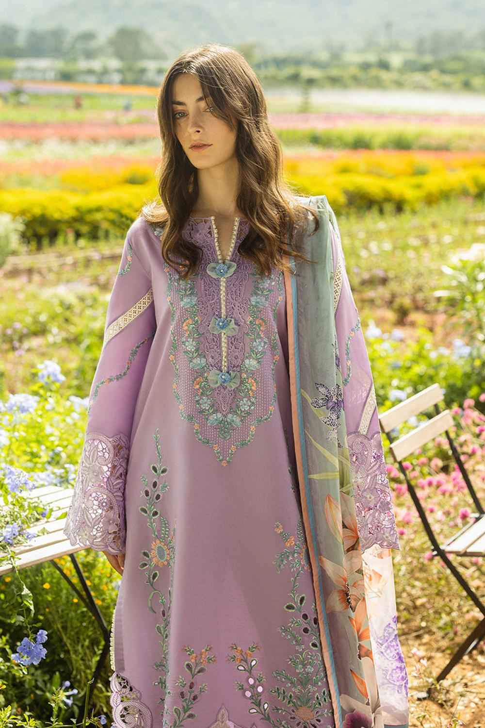 3 Piece Unstiched Embroidery Dhanak