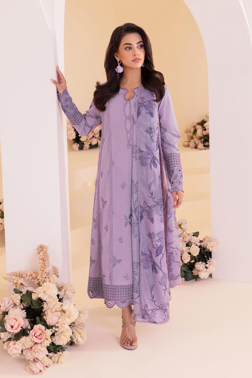 3 Piece Unstiched Embroidery Dhanak