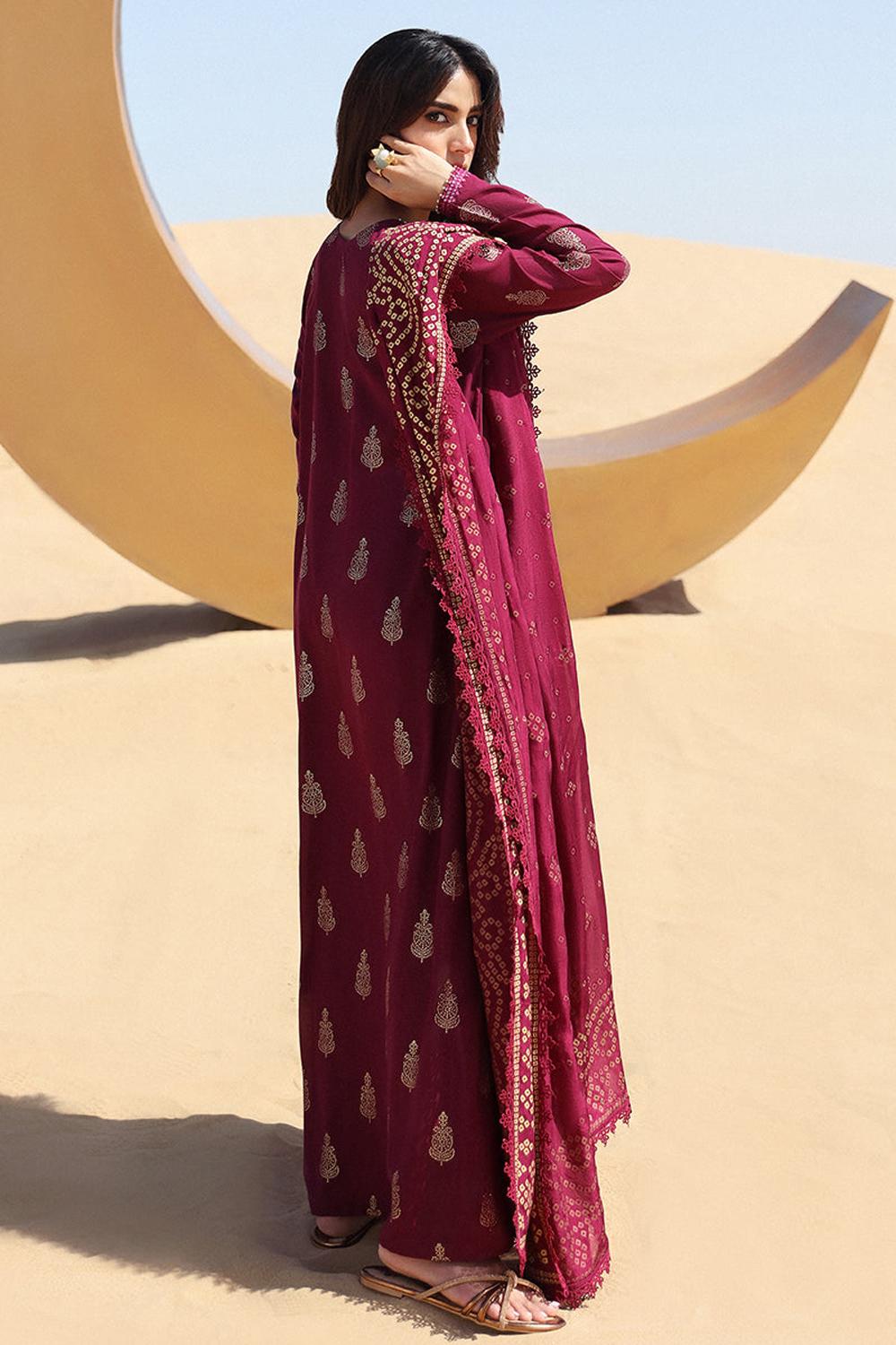 3 Piece Unstiched Embroidery Dhanak