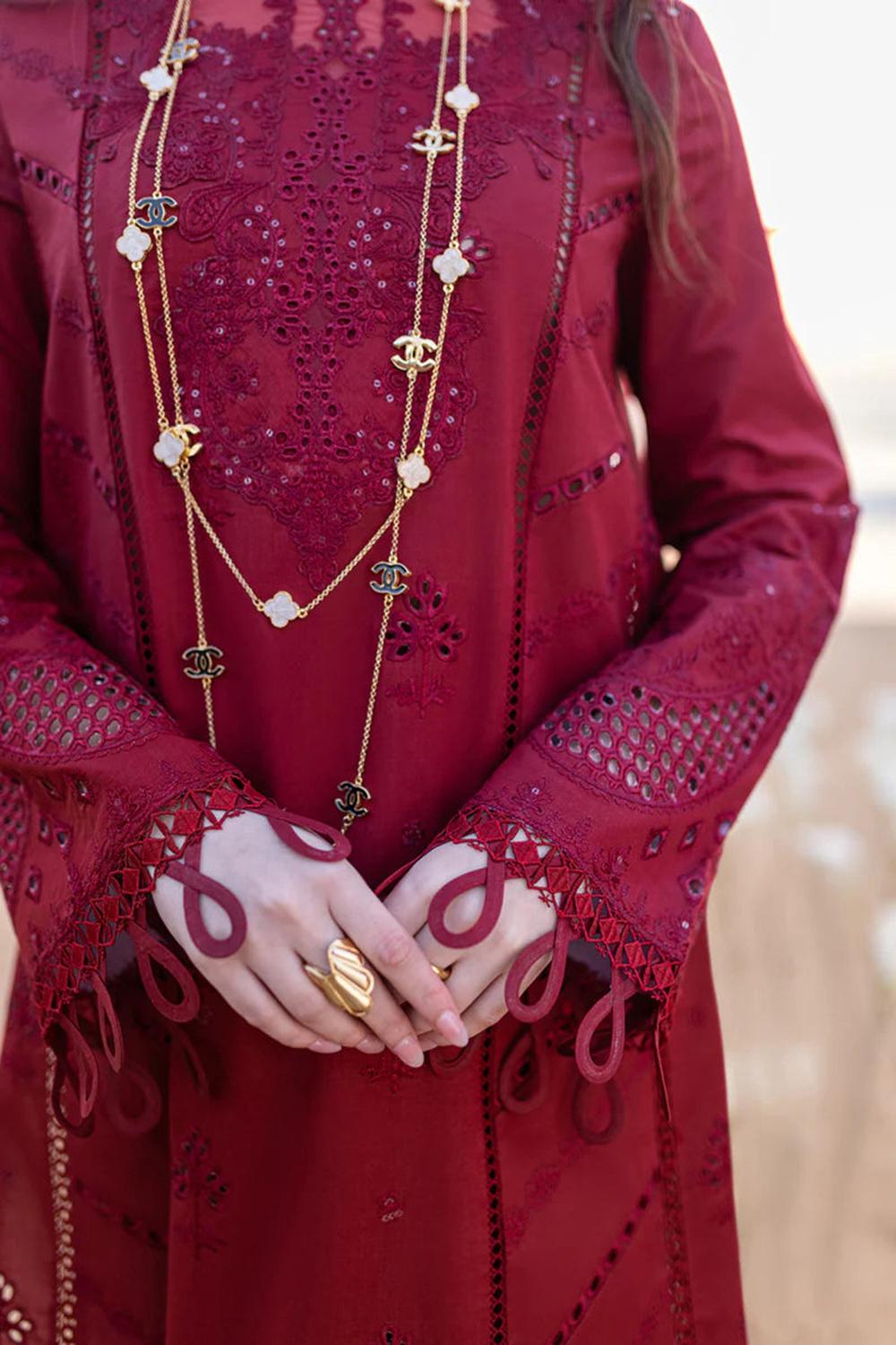 3 Piece Unstiched Embroidery Dhanak