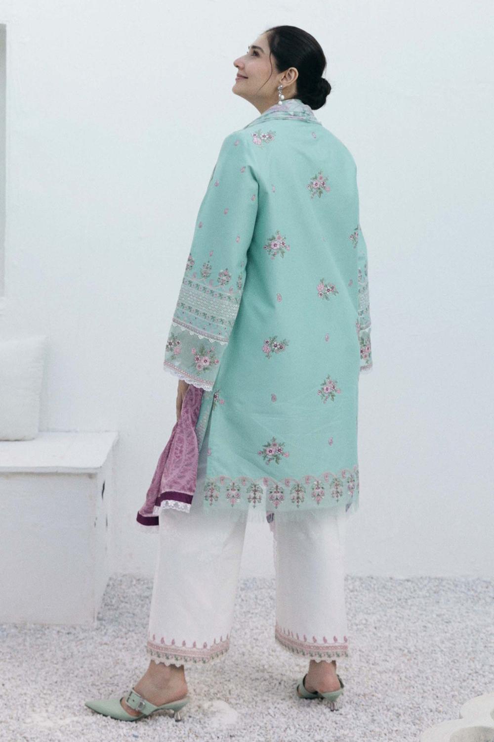 3 Piece Unstiched Embroidery Dhanak