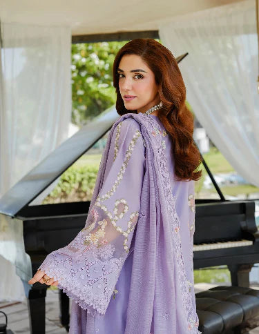 Beautiful Lawn Embroidered Dress like a tulips