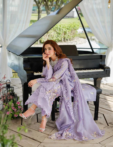 Beautiful Lawn Embroidered Dress like a tulips