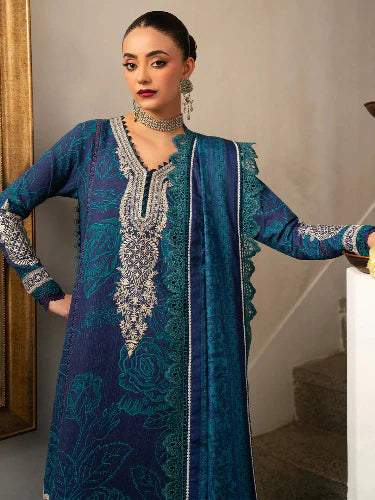 Premium Lawn Embroidered Dress Design for Women Clothing in Summer