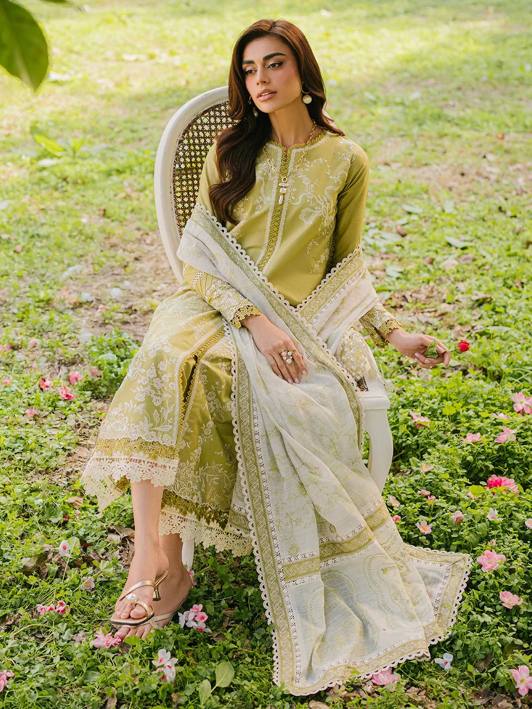 Premium Embroidered Lawn Dress Design for Women Summer Collection 2026
