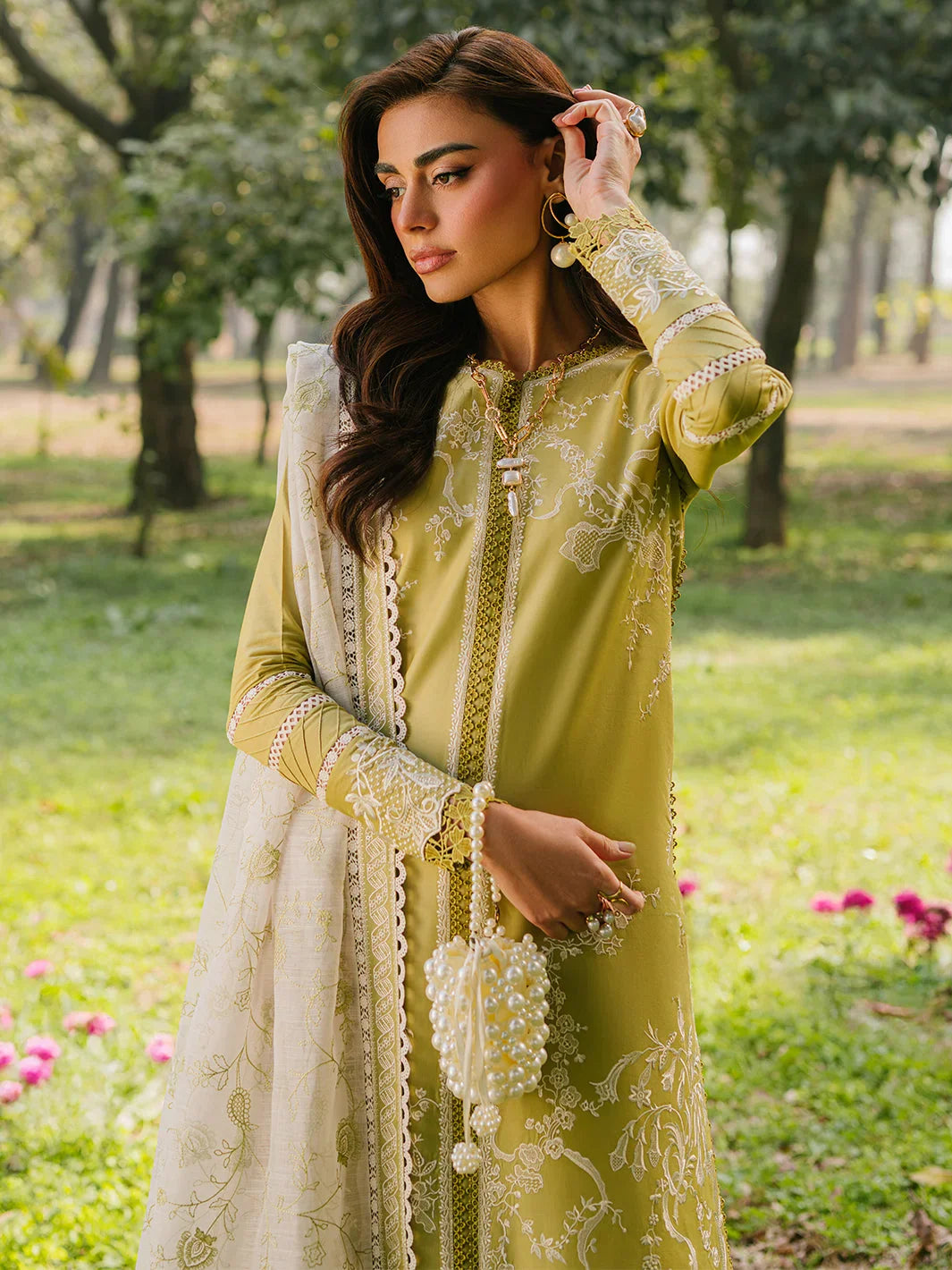 Premium Embroidered Lawn Dress Design for Women Summer Collection 2026