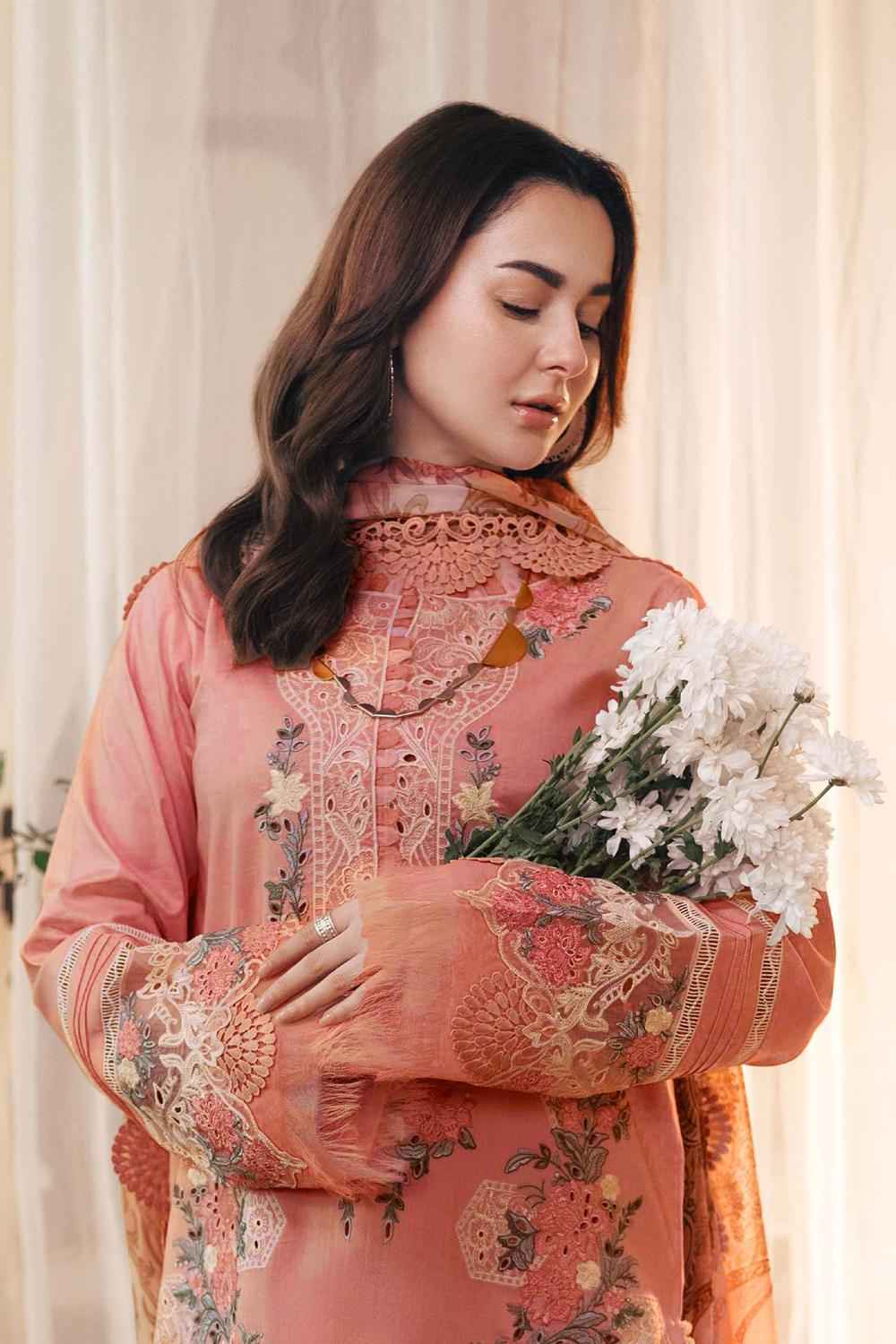 3 Piece Unstiched Embroidery Dhanak