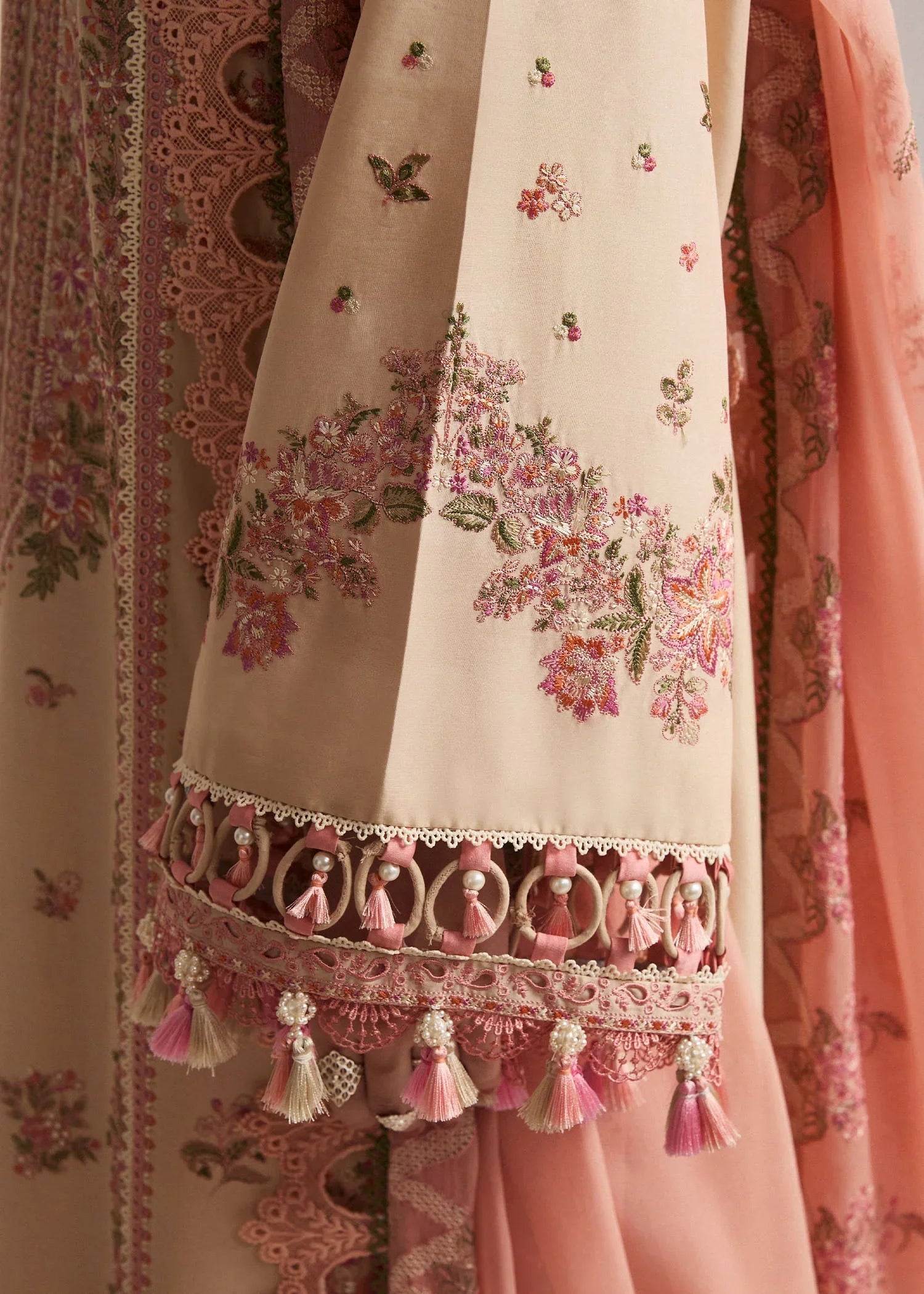 Premium Lawn Embroidered Dress Design with Premium Khadi net Dupatta for Summer Collection 2026