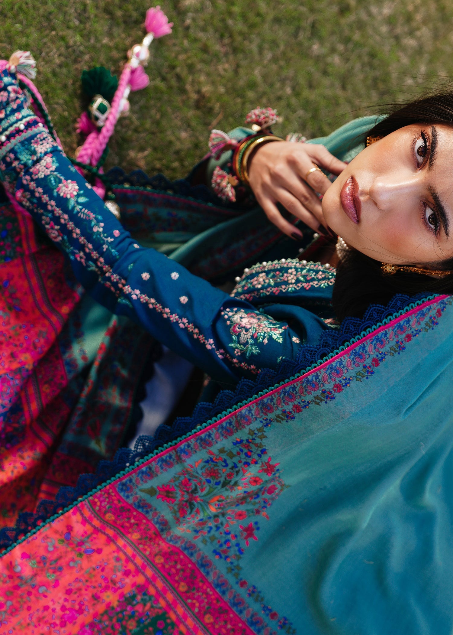 Premium Lawn Dress Design with Slub Munaar Dupatta | Summer Collection 2026