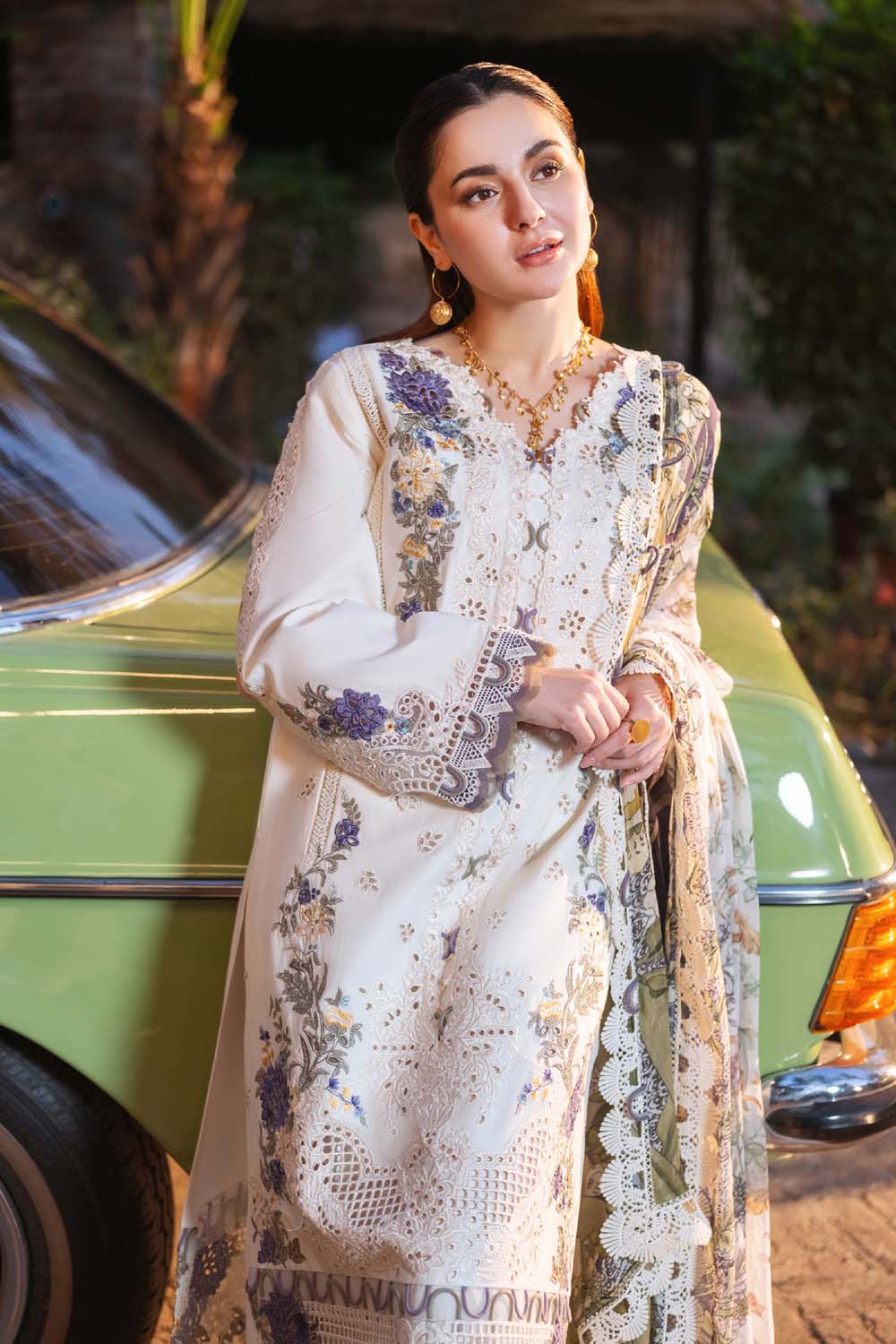3 Piece Unstiched Embroidery Dhanak