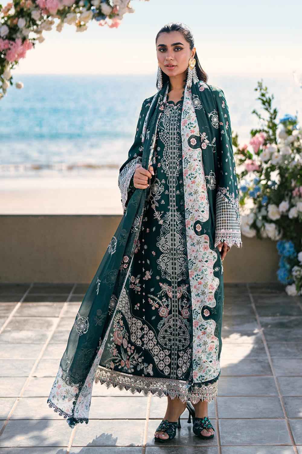 3 Piece Unstiched Embroidery Dhanak