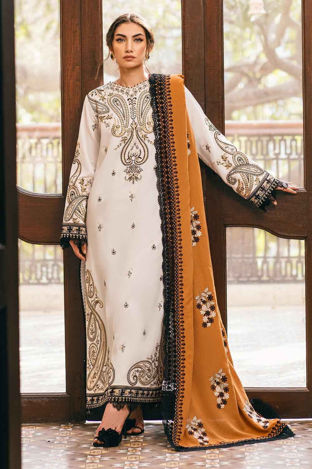 3 Piece Unstiched Embroidery Dhanak