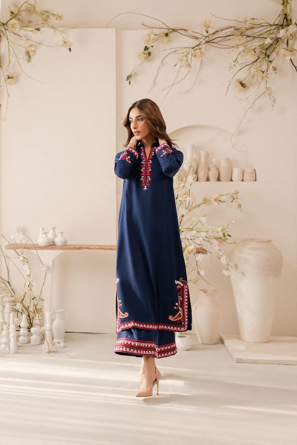 3 Piece Unstiched Embroidery Dhanak