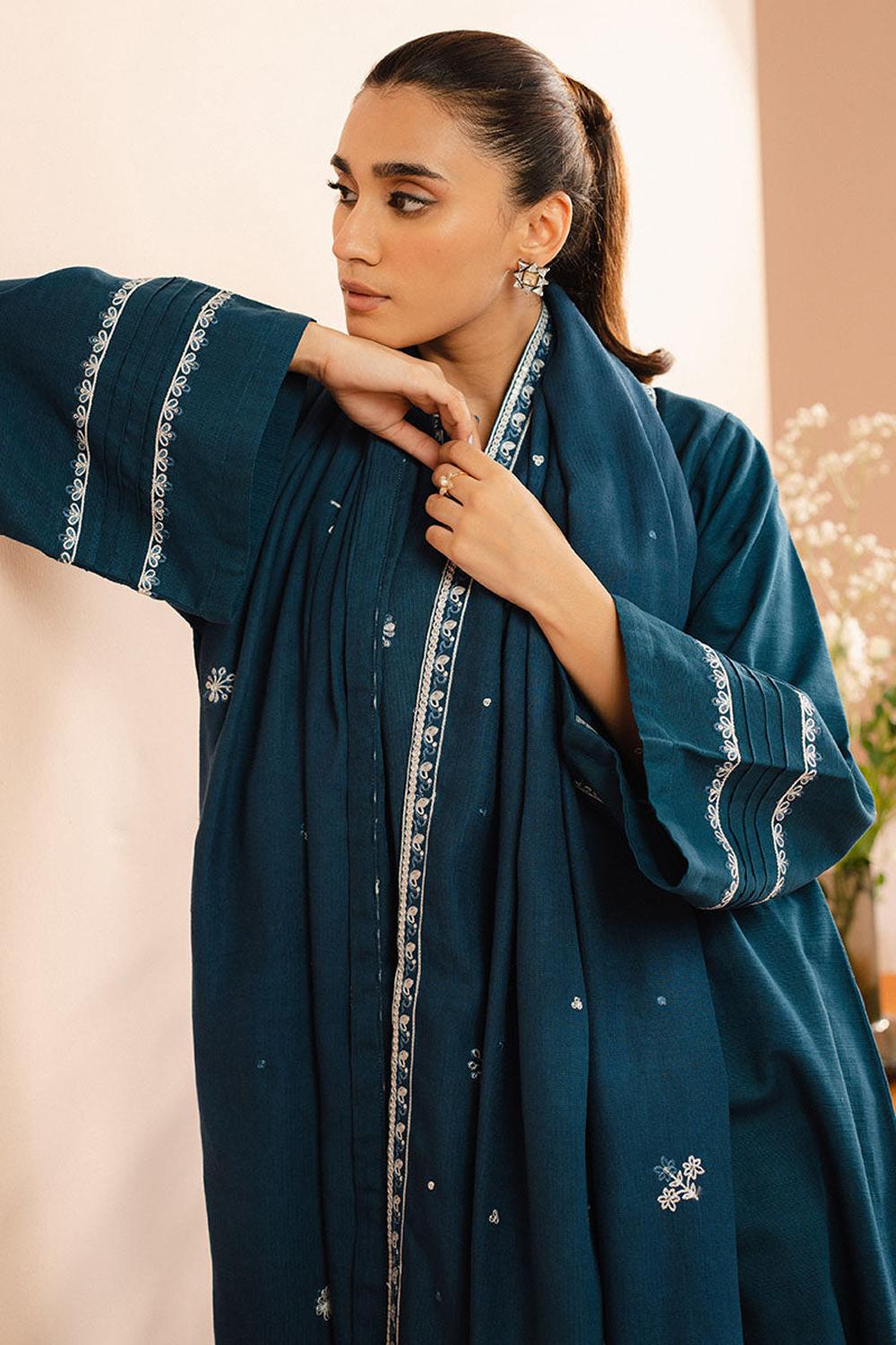 3 Piece Unstiched Embroidery Dhanak