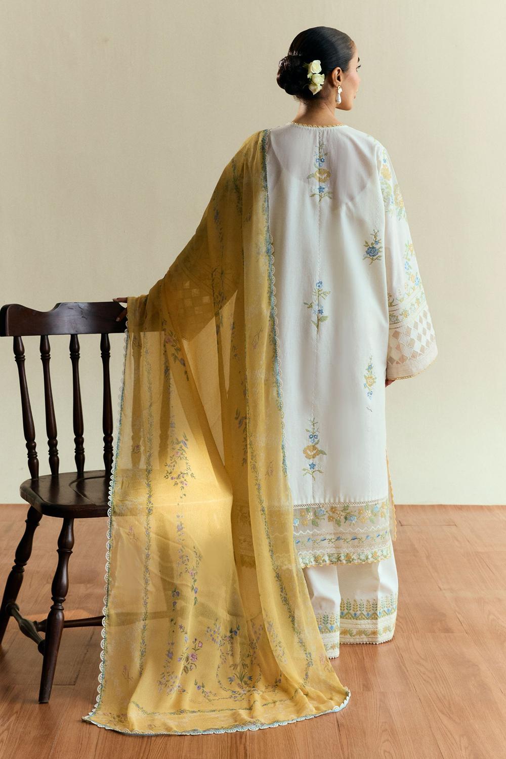 3 Piece Unstiched Embroidery Dhanak