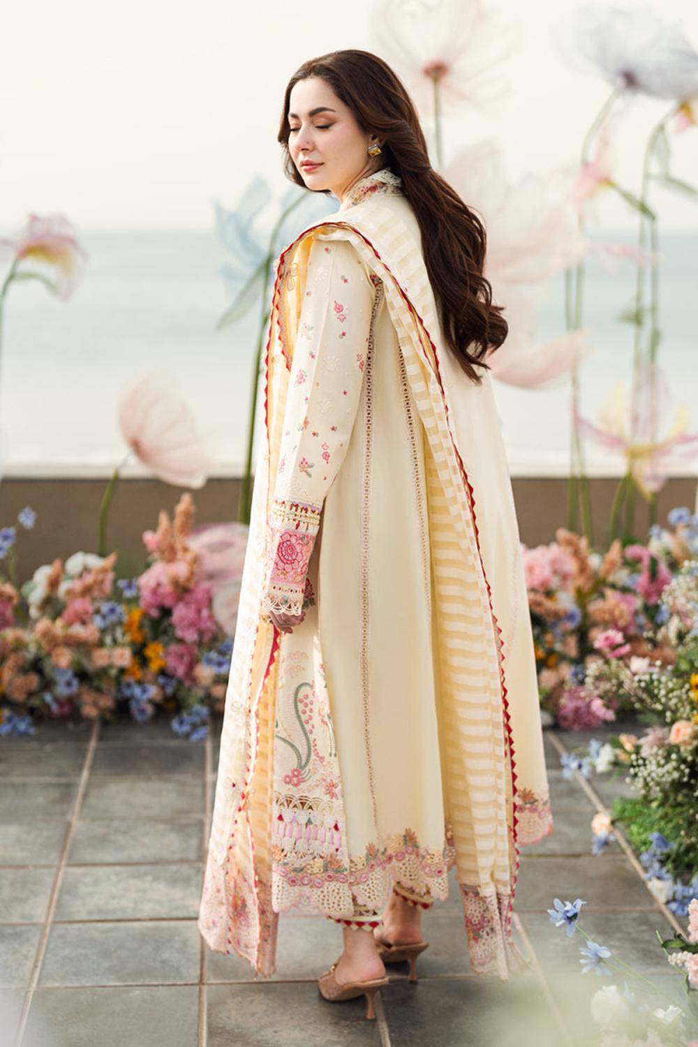 3 Piece Unstiched Embroidery Dhanak