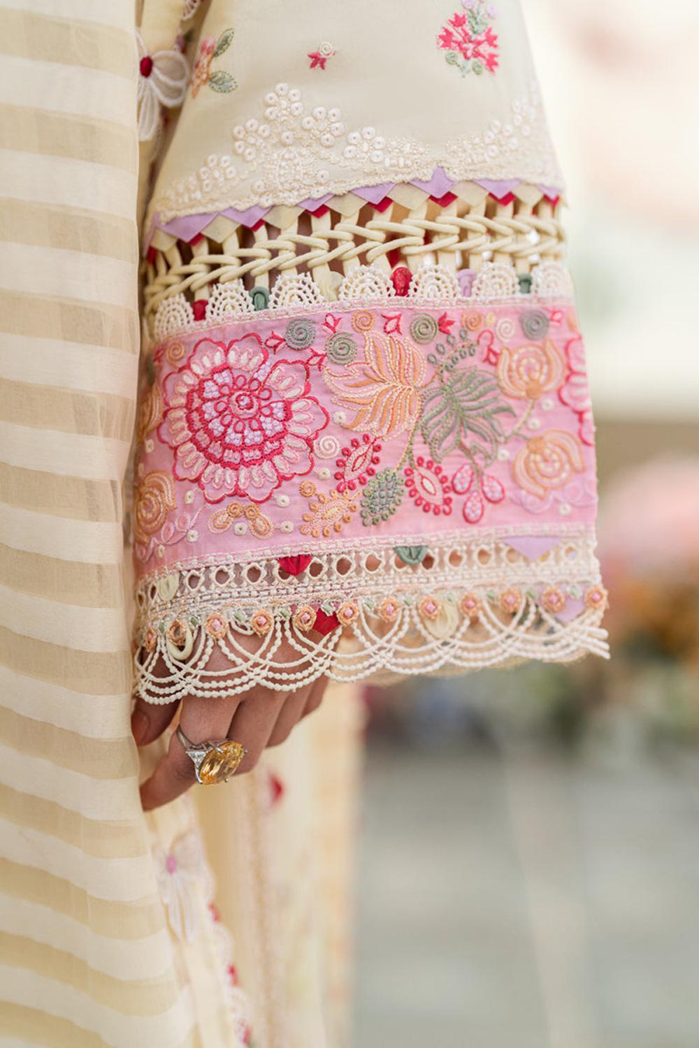 3 Piece Unstiched Embroidery Dhanak