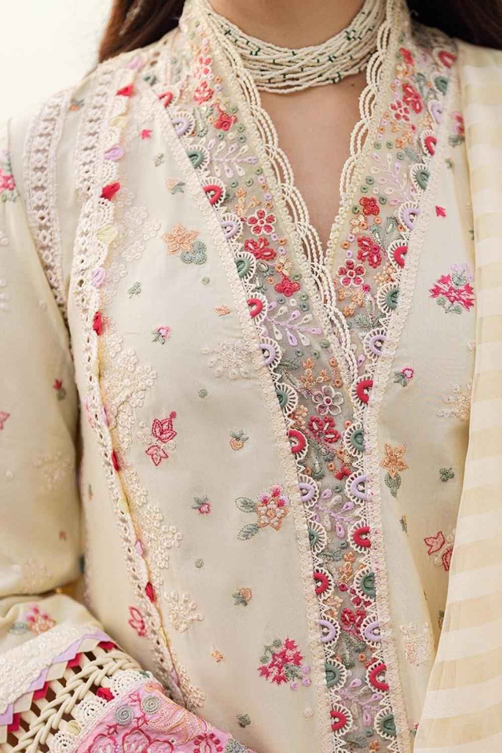 3 Piece Unstiched Embroidery Dhanak