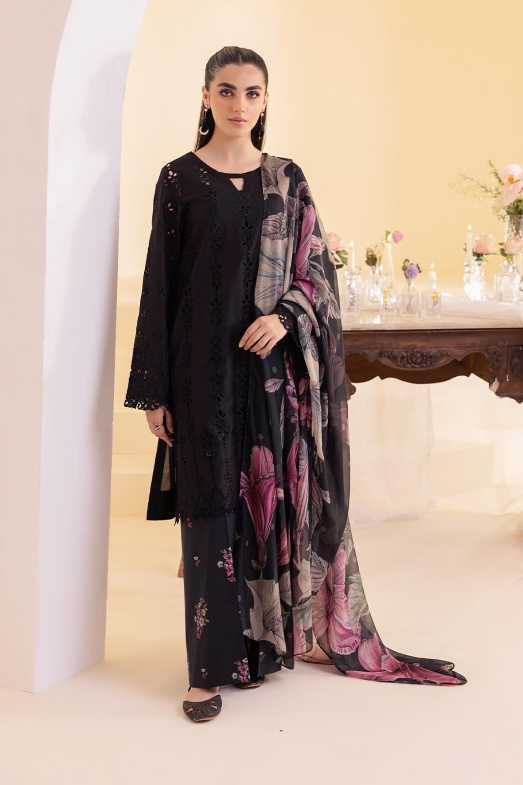 3 Piece Unstiched Embroidery Dhanak