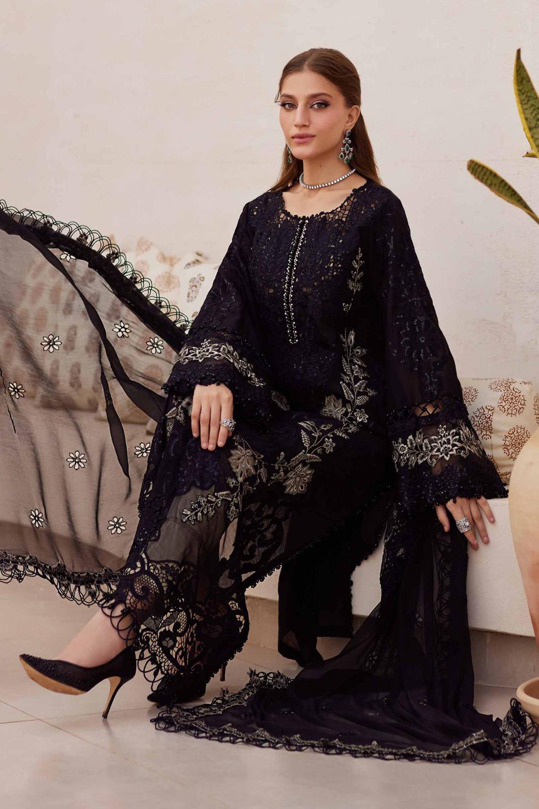 3 Piece Unstiched Embroidery Dhanak