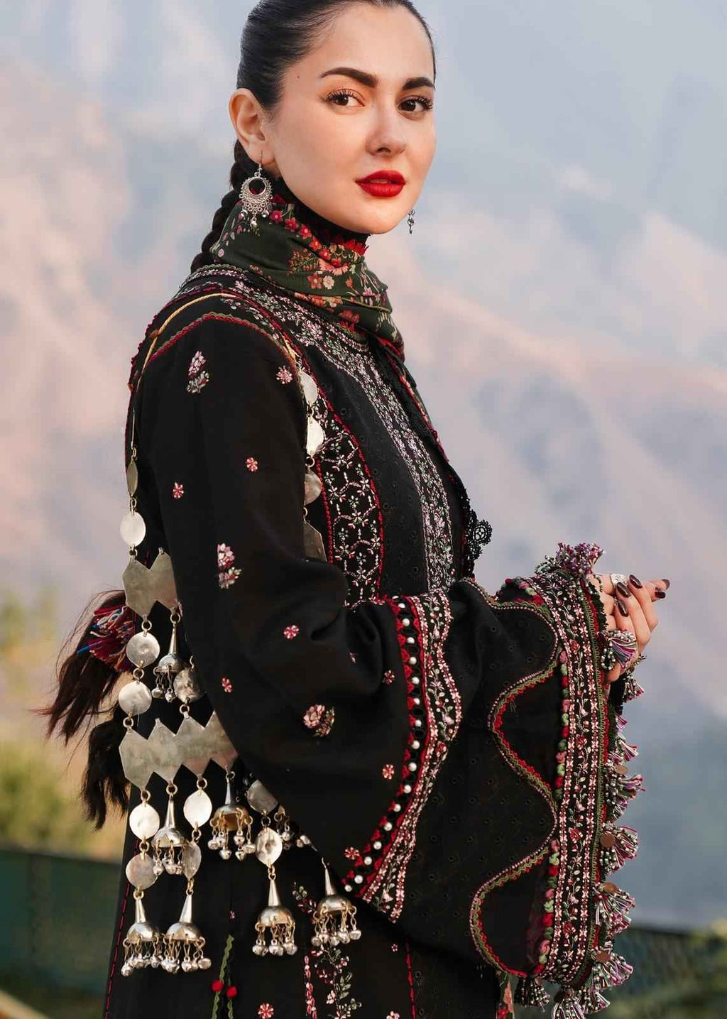 3 Piece Unstiched Embroidery Dhanak