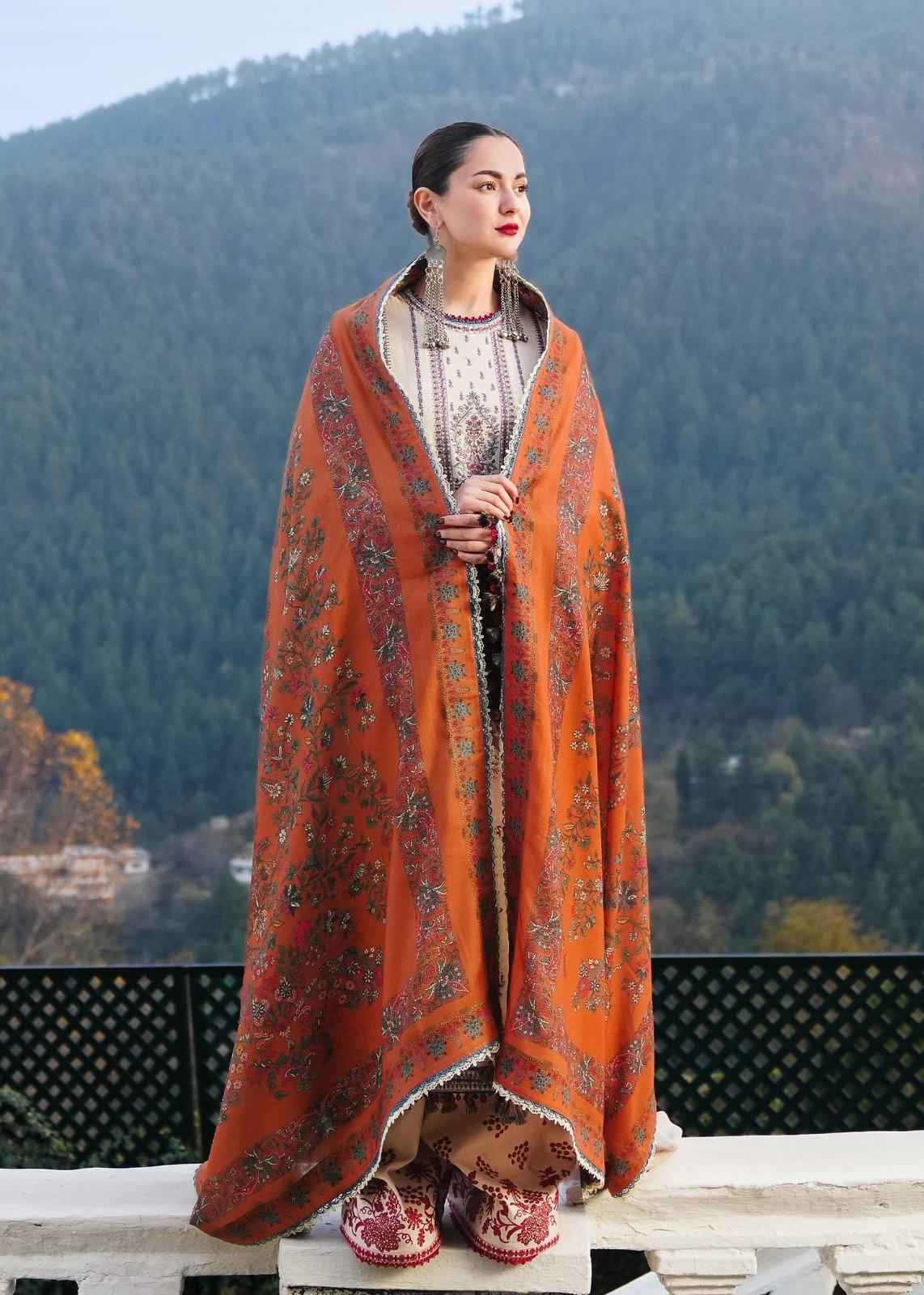 3 Piece Unstiched Embroidery Dhanak