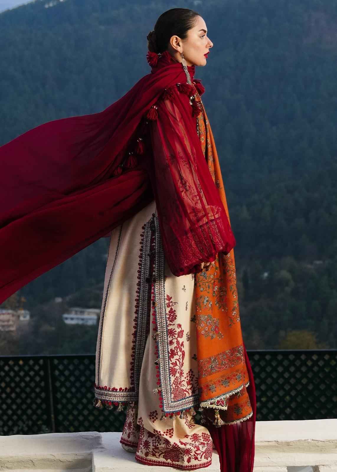 3 Piece Unstiched Embroidery Dhanak