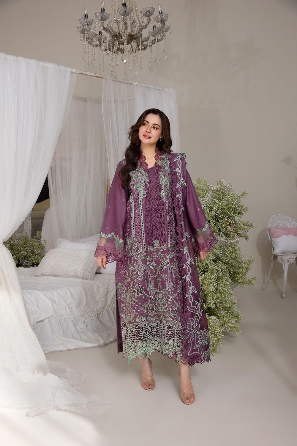 3 Piece Unstiched Embroidery Dhanak-90