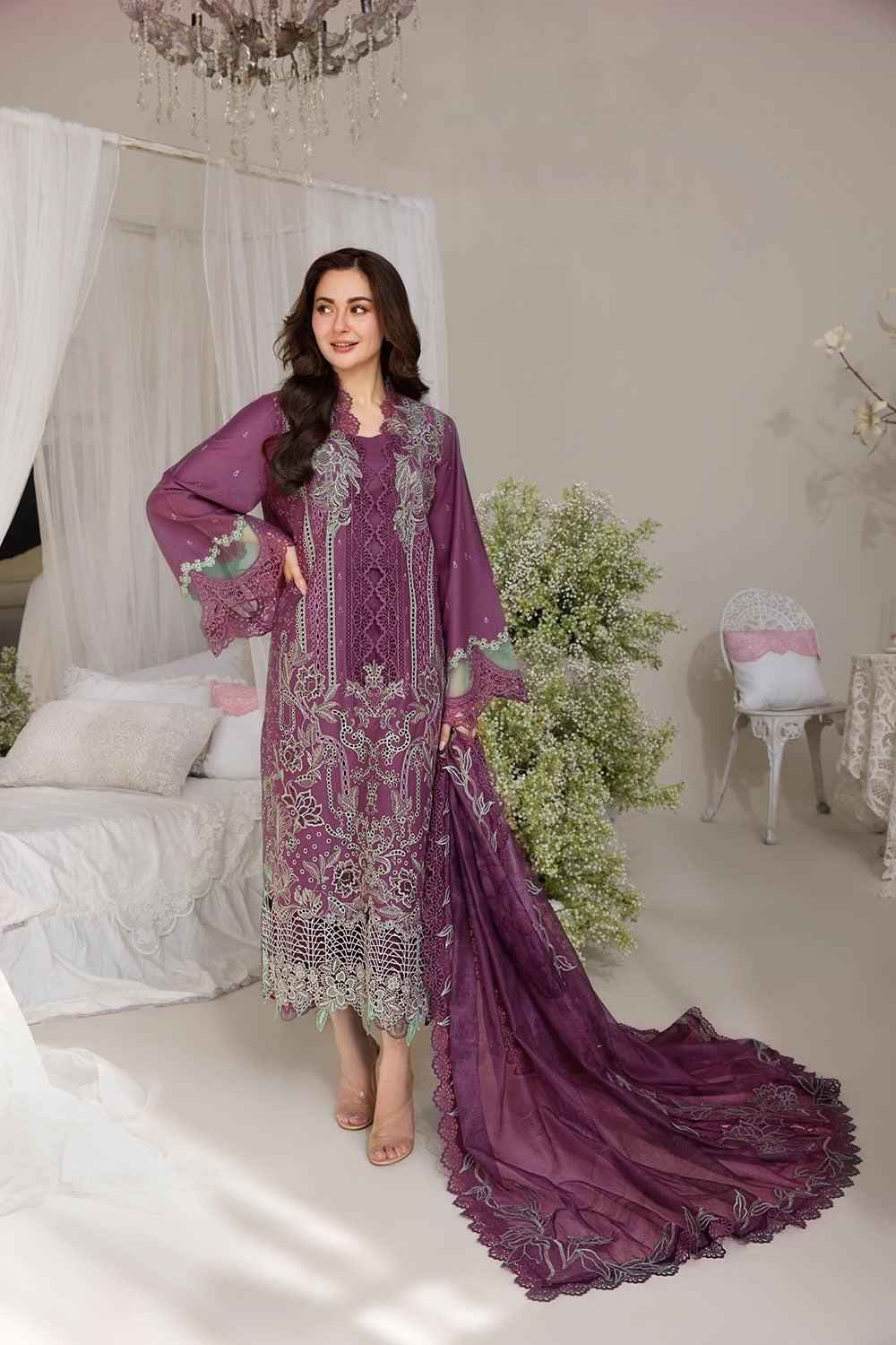 3 Piece Unstiched Embroidery Dhanak-90