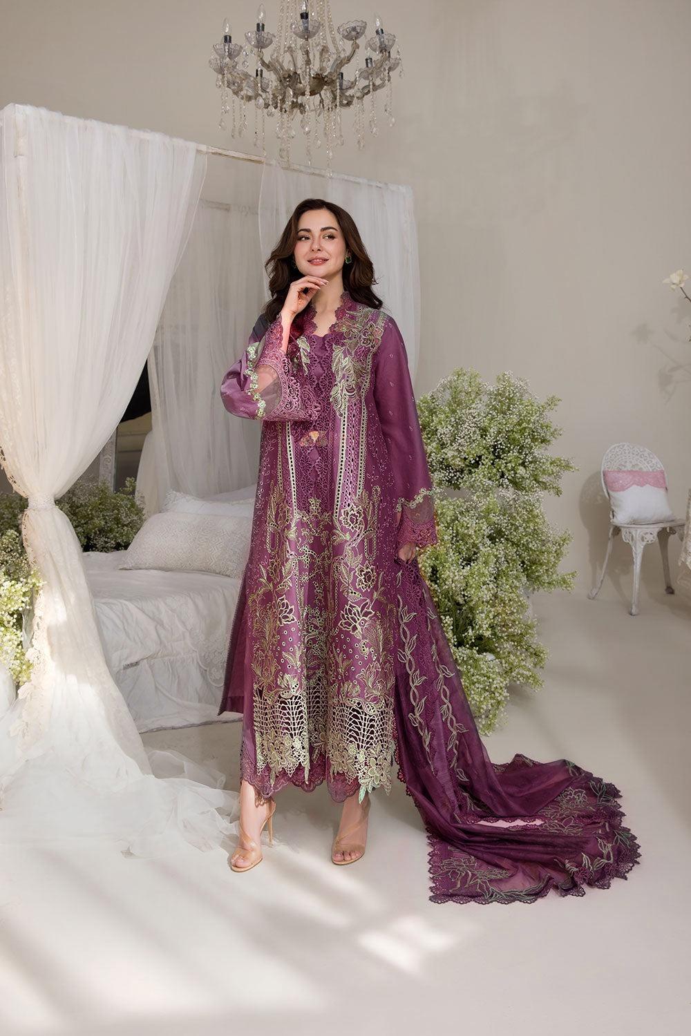 3 Piece Unstiched Embroidery Dhanak-90