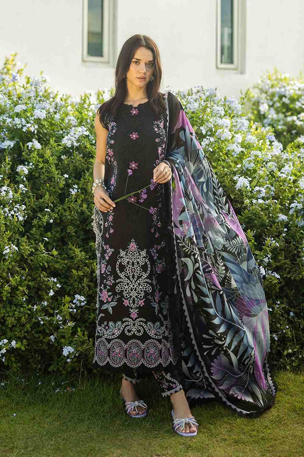 3 Piece Unstiched Embroidery Dhanak