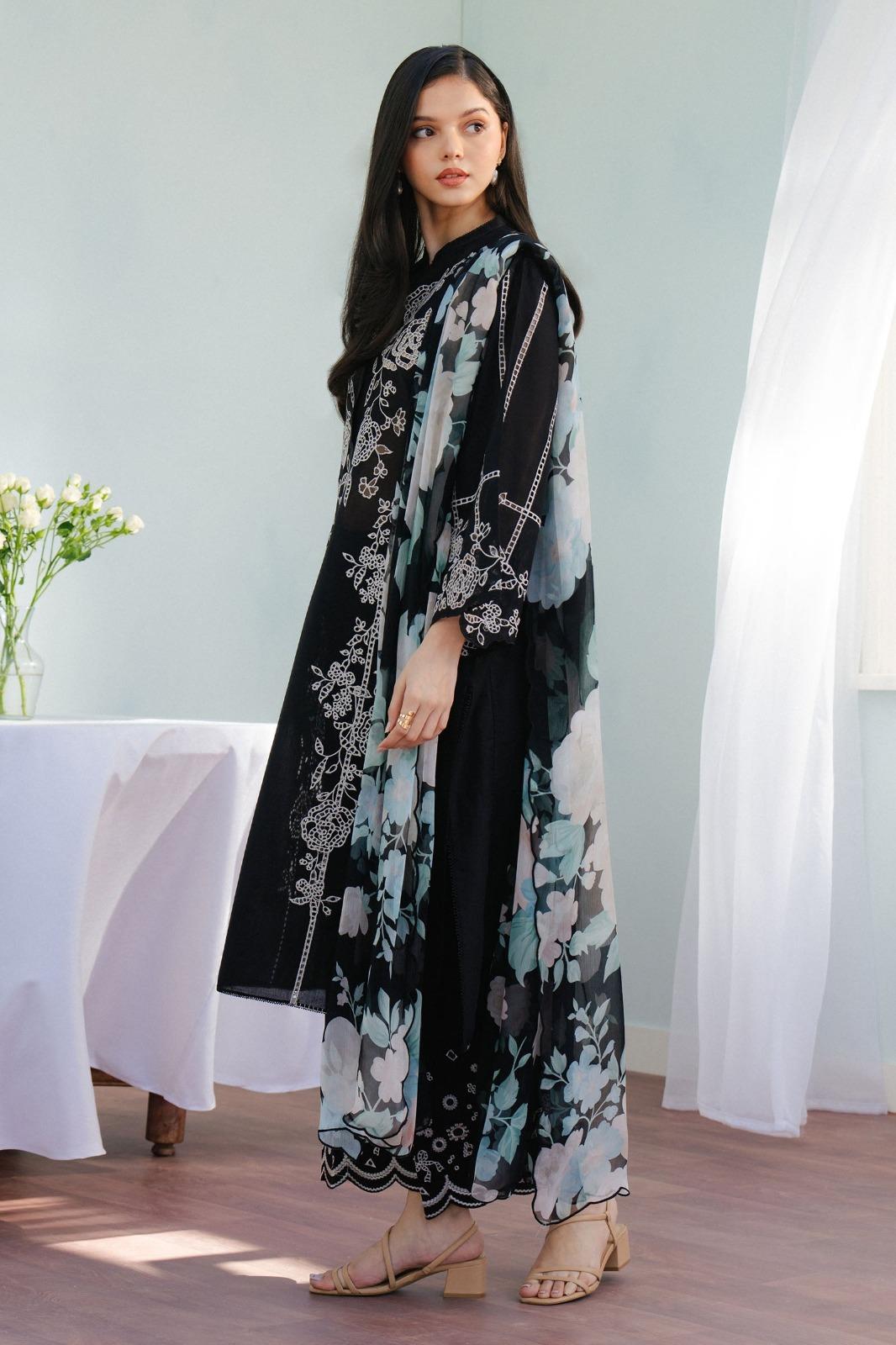 3 Piece Unstiched Embroidery Dhanak