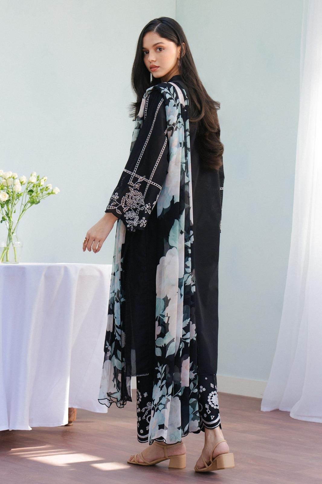 3 Piece Unstiched Embroidery Dhanak