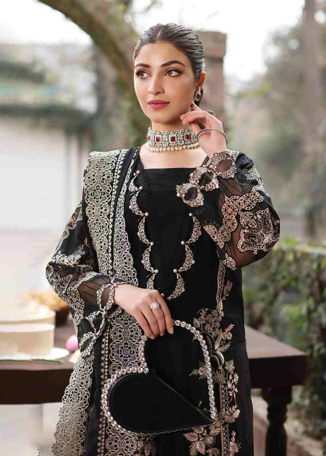 3 Piece Unstiched Embroidery Dhanak