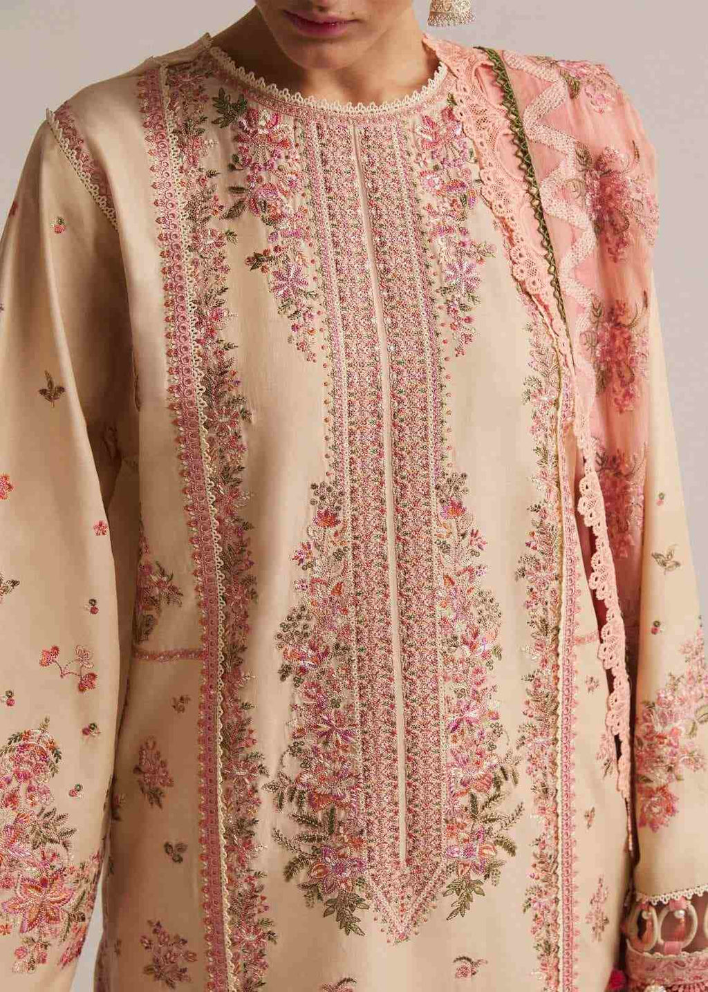 3 Piece Unstiched Embroidery Dhanak
