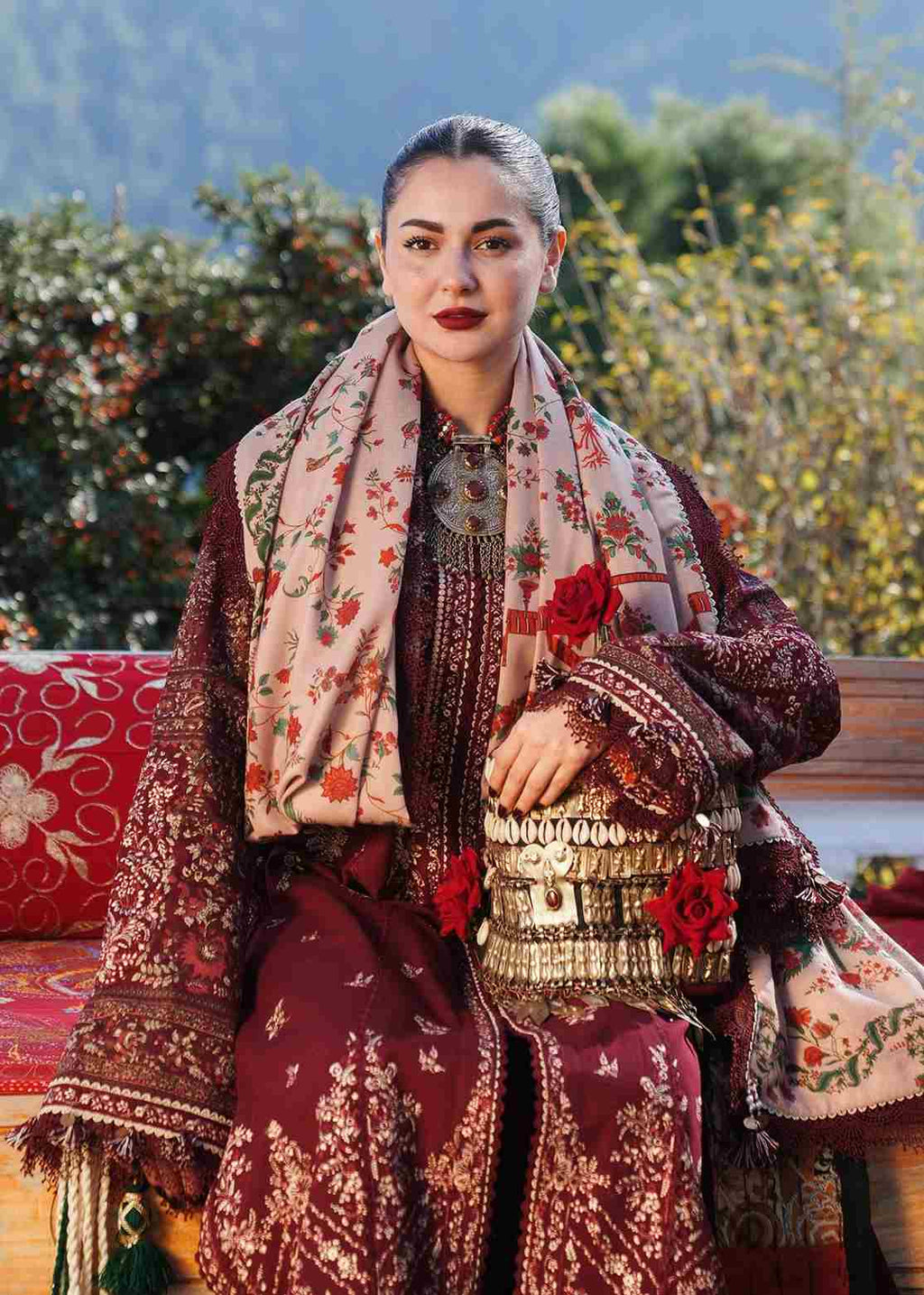3 Piece Unstiched Embroidery Dhanak