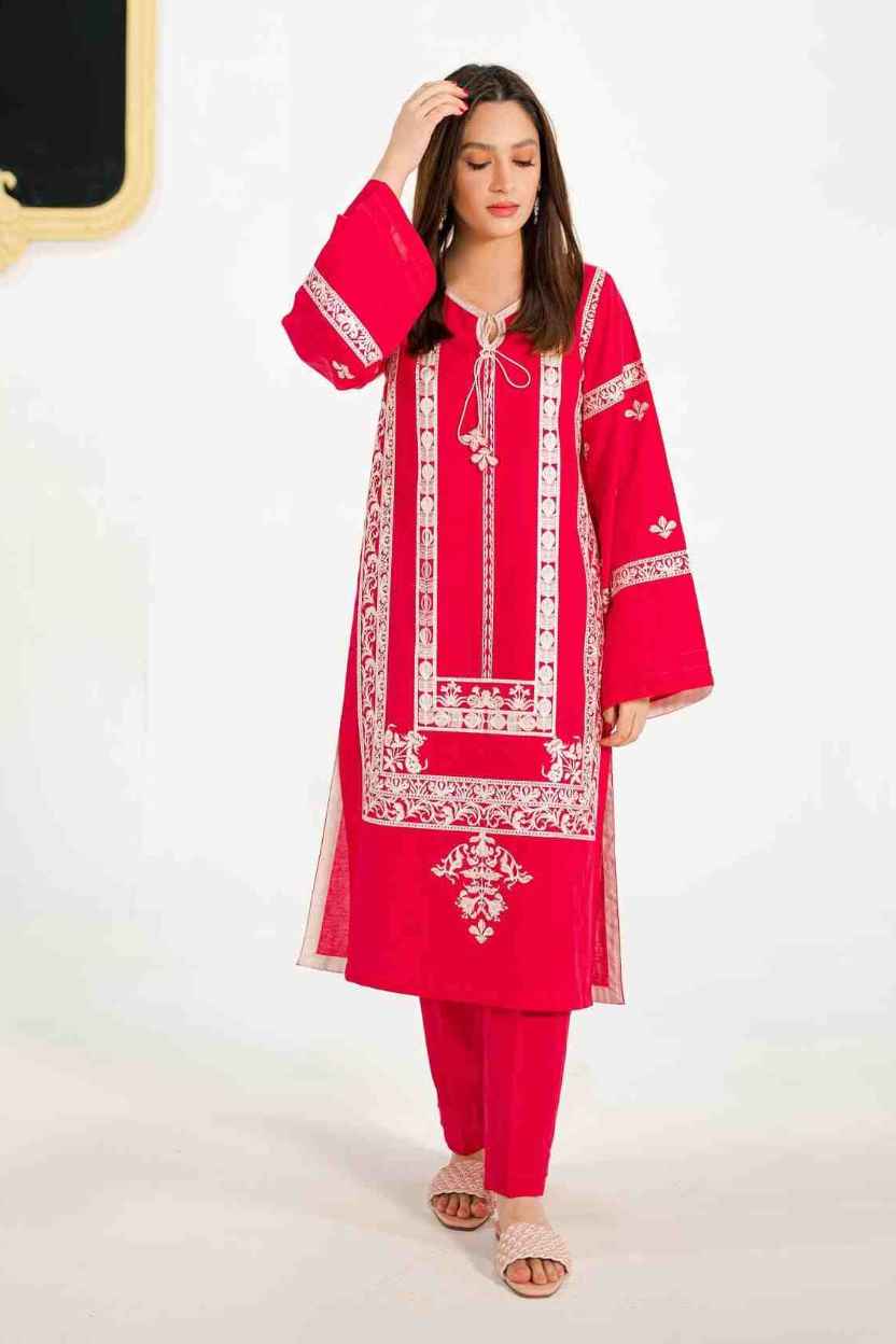 2 Piece Unstiched Embroidery Dhanak