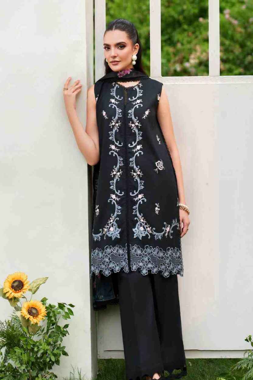 3 Piece Unstiched Embroidery Dhanak