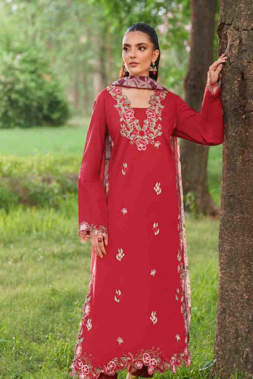 3 Piece Unstiched Embroidery Dhanak