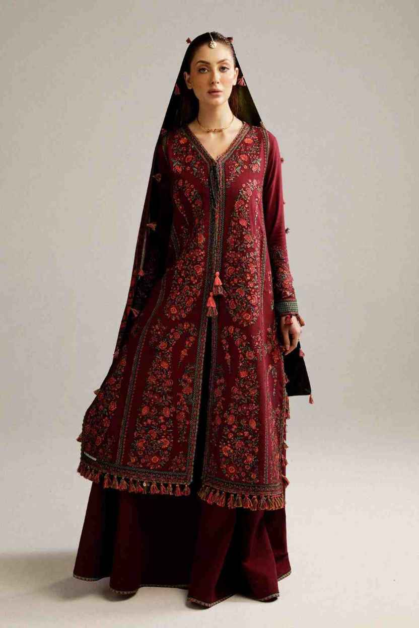 3 Piece Unstiched Embroidery Dhanak