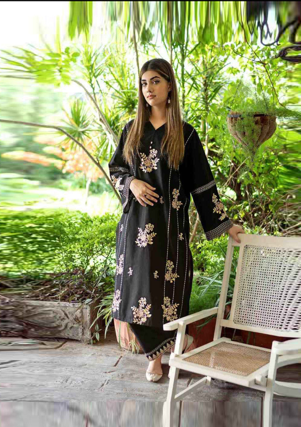 3 Piece Unstiched Embroidery Dhanak