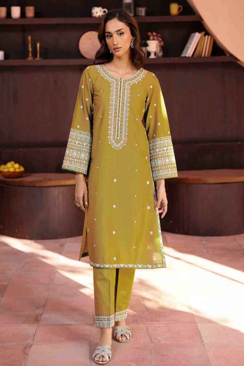 2 Piece Unstiched Embroidery Dhanak