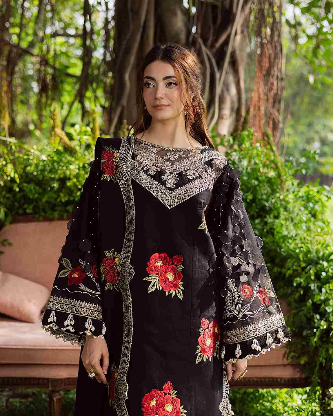 3 Piece Unstiched Embroidery Dhanak