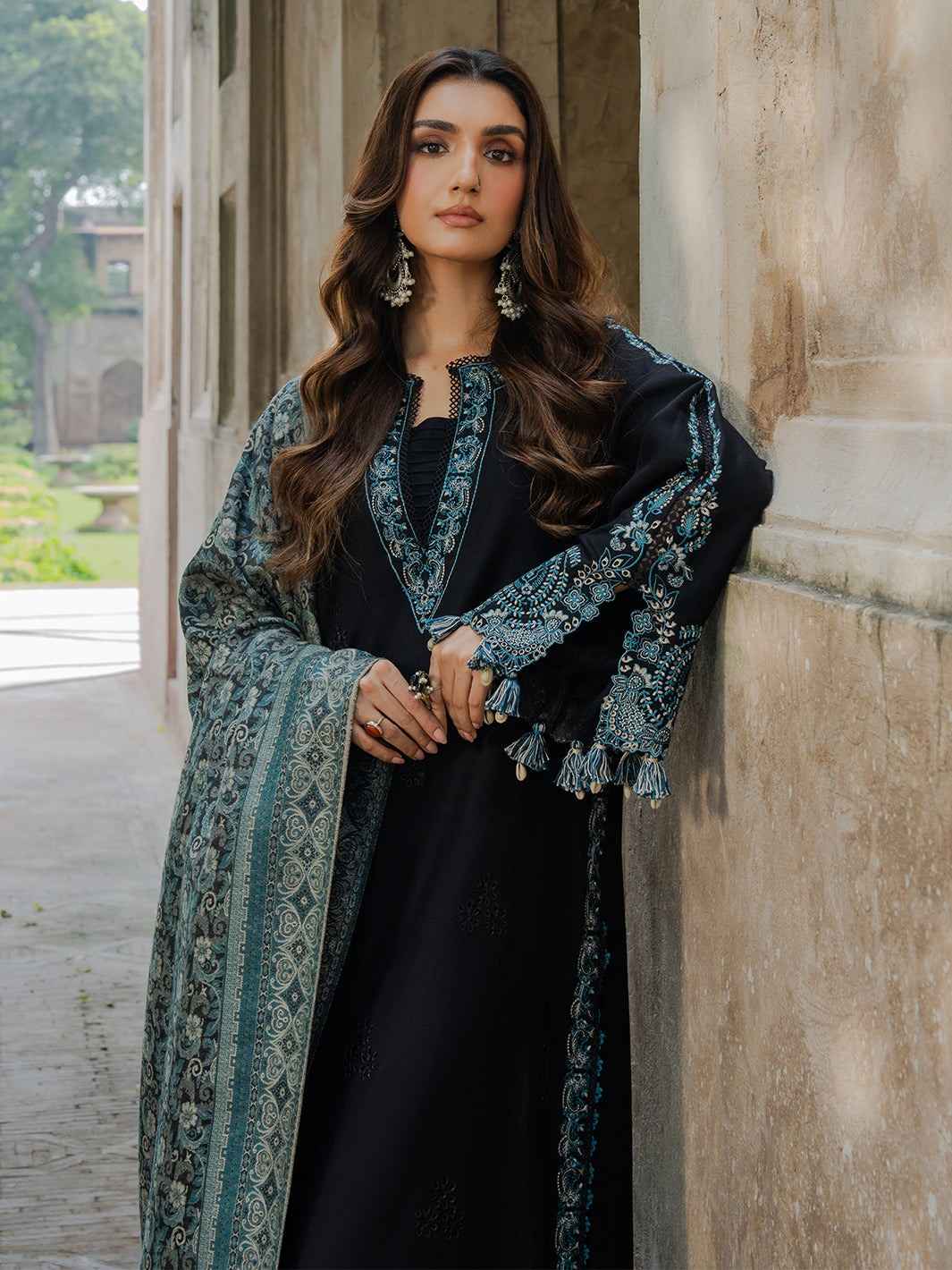 3 Piece Unstiched Embroidery Dhanak