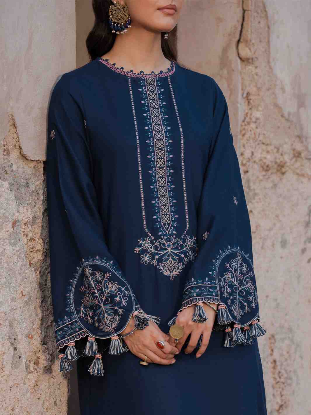 3 Piece Unstiched Embroidery Dhanak