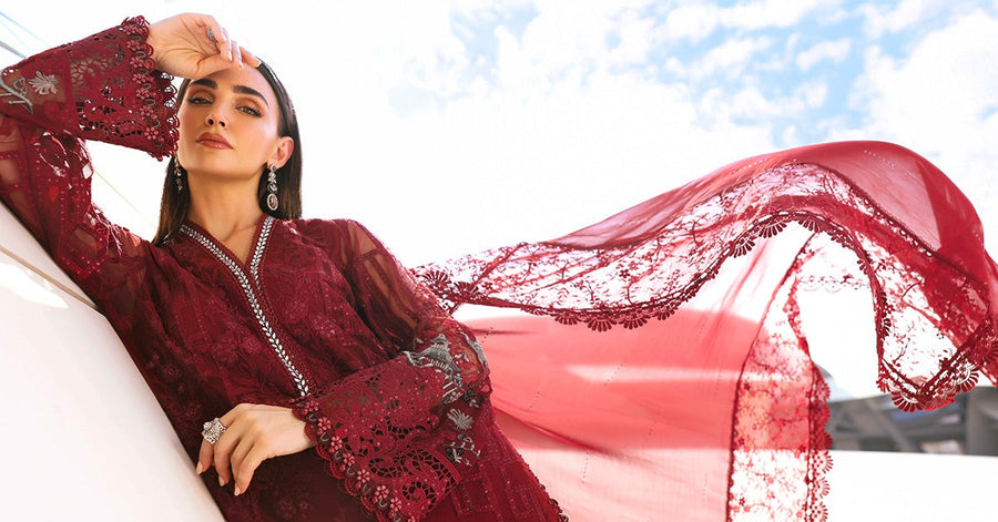 Deep Maroon by Maria B